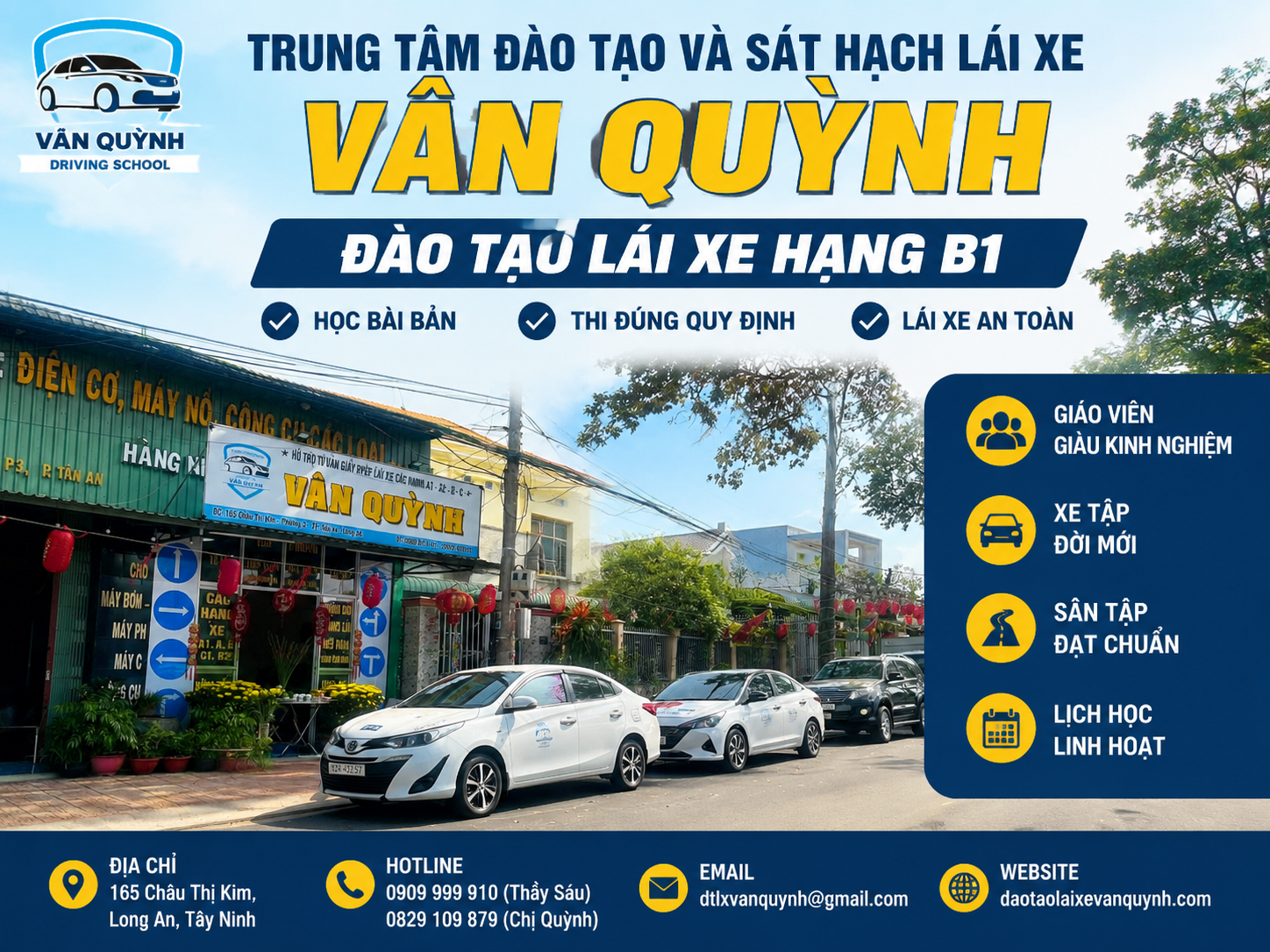 Khoá học đào tạo lái xe hạng B1